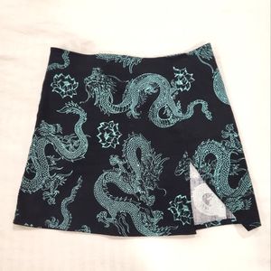 Motel Dragon Mini Skirt Size MEDIUM